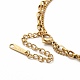 Ion Plating(IP) 304 Stainless Steel Cable & Ball Chains Double Layer Necklace for Women NJEW-E081-03G-3