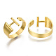 (vendita di fabbrica di feste di gioielli) anelli per polsini in lega RJEW-S038-195H-G-NR-1