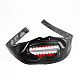 Punk PU Leather Teeth Pattern Mouth Cover AJEW-O015-04-4