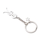 2 шт. брелок из нержавеющей стали 304 KEYC-JKC01163-5