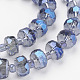 Chapelets de perles en verre électroplaqué EGLA-E051-FR8mm-B01-3