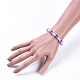 Transparente Acryl imitierte Perle Stretch Kinder Armbänder BJEW-JB04575-04-3