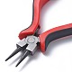 Juegos de herramientas de joyería de hierro: alicates de punta redonda PT-R009-03-5