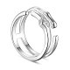 Shegrace 925 anillo de dedo de plata esterlina JR651A-1