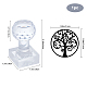 PH PandaHall Tree Soap Stamp Tree of Life Acrylic Stamp with Handle Square Soap Chapter Imprint Stamp for Handmade Soap Cookie Clay Pottery Stamp Biscuits Gummier Making Projects DIY-WH0350-083-4