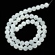 Synthetic Frosted Crackle Quartz Round Beads Strands X-G-L155-8mm-06-3
