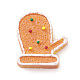 Navidad resina opaca y plástico imitación galletas decoden cabujones RESI-K019-54E-1
