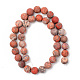 Brins de perles turquoises américaines naturelles G-S369-001D-A02-2