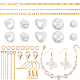 Sunnyclue DIY-Kit zur Herstellung von Ohrringen und Armbändern aus Imitationsperlen DIY-SC0022-07-1