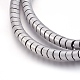Electroplate Non-magnetic Synthetic Hematite Bead Strands G-I208-15F-G-2