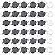 Unicraftale 30 Sets schwarze Cabochon-Anhänger DIY-UN0003-77B-B-1