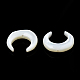 Natürlichen weißen Muschelperlen SSHEL-N034-122B-03-4
