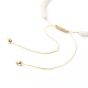 Bracelets de perles de nylon tressés réglables BJEW-JB06450-02-5