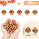 OLYCRAFT 100pcs Natural Wood Beads Faceted Geometric Wood Beads 16mm Wooden Spacer Beads Bicone Wooden Beads for Jewelry Making Bracelets Necklace Earring DIY Crafts - Hole 5mm WOOD-OC0002-48-2