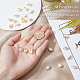 Sunnyclue 30 pz 3 ciondoli di perle naturali keshi in stile FIND-SC0001-93-3