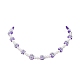 Lindo collar de perlas de arcilla polimérica y plástico abs y pulsera elástica SJEW-JS01267-8