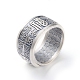 925 регулируемое кольцо из тайского серебра RJEW-G099-02AS-2