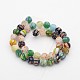 Round Millefiori Glass Beads Strands LK-P025-02-2