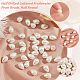 NBEADS 1 Strand about 35 Pcs 8mm Natural Shell Beads BSHE-NB0001-25-4