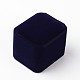 Square Velours Ring Jewelry Boxes OBOX-F002-31A-1