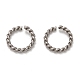 304 Stainless Steel Twisted Jump Rings STAS-H129-09P-1