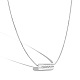 925 подвесные стерлингового серебра ожерелья NJEW-M209-02-1