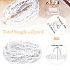 CRASPIRE Braid Trim White Wedding Dress Button Loops 15 Yards Elastic Button Loop with 50pcs Pearl Buttons Sewing Dress Zipper Extender for Wedding Bridal Dress Costume Collars Pillow DIY Crafts FIND-CP0001-08-2