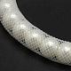 Stylish Plastic Net Thread Cord Bracelets BJEW-M074-05-2