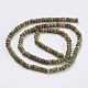 Natural Unakite Beads Strands G-P355-21-2