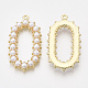 Colgantes de perlas de imitación de plástico abs PALLOY-T071-028-2