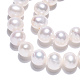 Brins de perles de culture d'eau douce naturelles PEAR-N016-05A-5