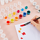 Boîte vide de peinture en plastique&nbsp;AJEW-WH0816-338-3