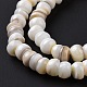 Brins de perles de coquillages d'eau douce de culture naturelle SHEL-F002-01D-5