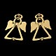 Оправы из бусинок-ангелов из золотого сплава PALLOY-J218-084G-1