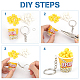 Kit de fabrication de porte-clés olycraft diy popcorn cup DIY-OC0008-19-4