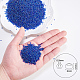 FINGERINSPIRE 11200pcs Glass Seed Beads 12/0 Rainbow Transparent Color(Dark Blue) Loose Spacer Round Bracelet Beads for Jewelry Making SEED-OL0001-05-03-2