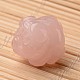 Pig Natural Rose Quartz Beads G-F270-21A-1