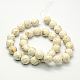 Brins de perles de magnésite naturelle TURQ-P027-38-2
