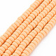 Chapelets de perle en pâte polymère manuel CLAY-N008-130-2