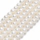 Hebras de perlas de agua dulce cultivadas naturales PEAR-F018-17E-01-1