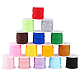 Pandahall elite 15 rollos 15 colores nylon cordón chino para anudar NWIR-PH0002-04-1