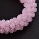 Facettierte Rondell-Perlen aus Jadeimitat zur Schmuckherstellung für Armbänder BJEW-J171-B01-2
