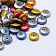 Perles en acrylique de plaqué de couleur MACR-K331-07-1