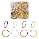 Craftdady 90pcs 3 colores anillos de unión de aleación de estilo tibetano PALLOY-CD0001-09-2