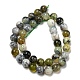 Naturali verde opale perle fili G-R494-A11-04-2