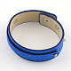 Imitation Leather Bracelets Making for Slide Charm Beads BJEW-R046-01-6