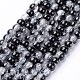 Crackle Glass Beads Strands X-CCG-Q002-4mm-11-1