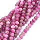 Natural Dyed Jade Beads Strands G-F601-A14-1