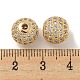 Perles de zircone cubique micro pave en Laiton ZIRC-R113-01D-G-3