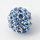 Alloy Rhinestone Beads RB-A034-10mm-S-2